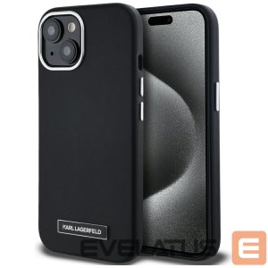 Other goods Karl Lagerfeld  Karl Lagerfeld FW Metal Plate MagSafe iPhone 15 Case - Black 