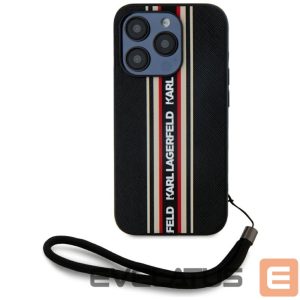 Other goods Karl Lagerfeld  Karl Lagerfeld Saffiano Athleisure Stripes Cord iPhone 15 Pro Case - Red 