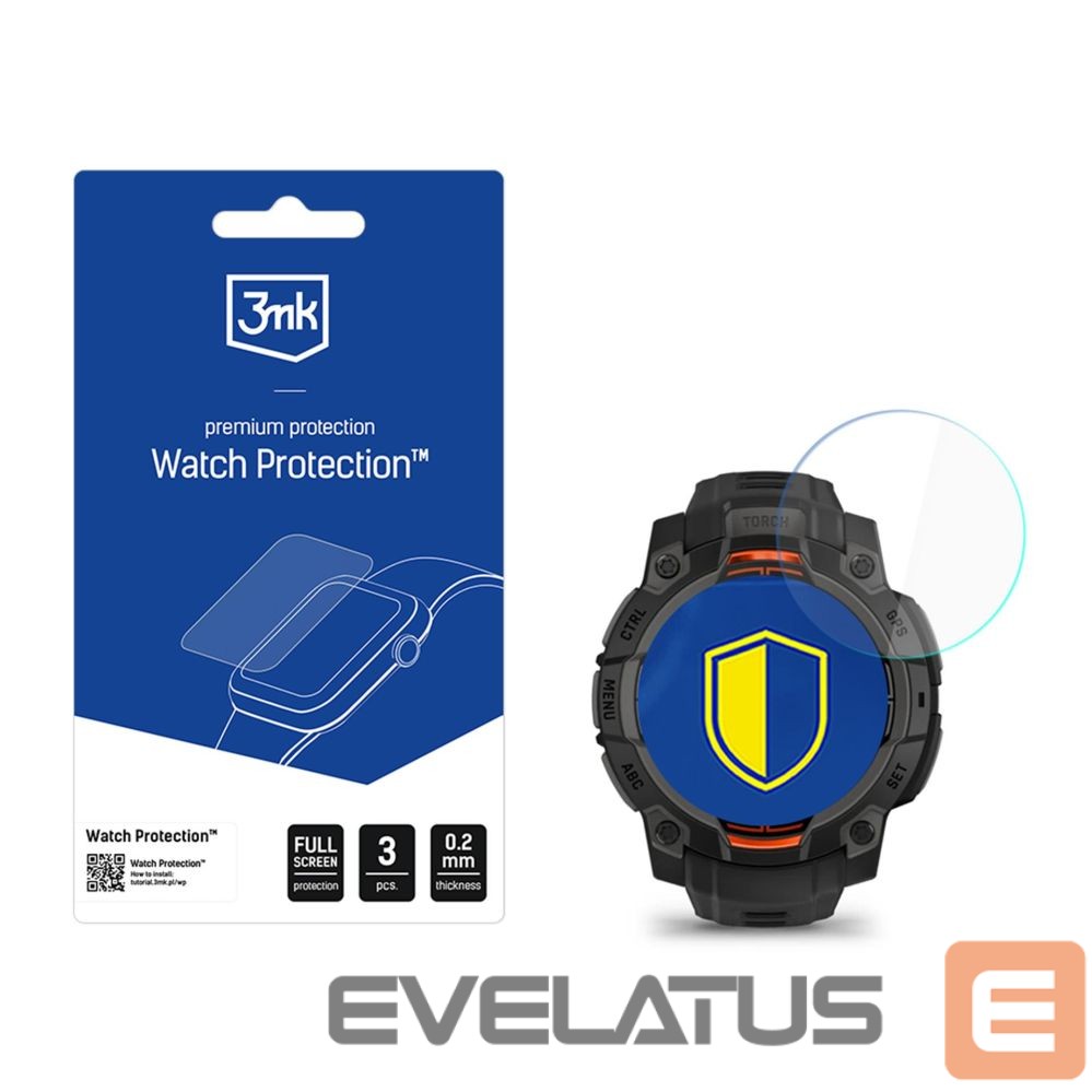 Other goods 3MK Smartwatch Screen Protector 3mk Watch Protection FlexibleGlass for Garmin Instinct 3 Tactical Edition 45mm (Solar)