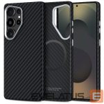 Back panel cover Tech-Protect  Tech-Protect Ion Carbon MagSafe Case for Samsung Galaxy S25 Ultra - Black 