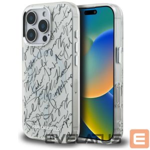 Other goods Karl Lagerfeld  Karl Lagerfeld IML Karl Script Pattern MagSafe Case for iPhone 16 Pro - White 