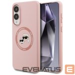 Other goods Karl Lagerfeld  Karl Lagerfeld Silicone Nauble Heads And Circle MagSafe Case for Samsung Galaxy S25 Edge - Pink 