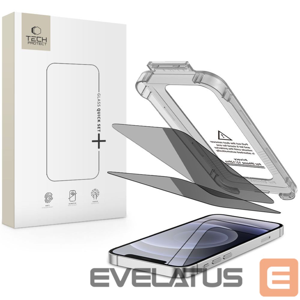 Other goods Tech-Protect Tech-Protect Quick Set Spy+ Privacy Glass 2-pack for iPhone 12 / 12 Pro