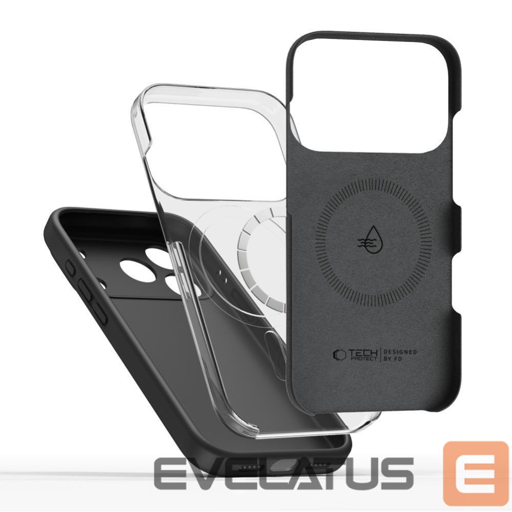 Other goods Tech-Protect Tech-Protect Silicone MagSafe Case for iPhone 17 Pro - Black