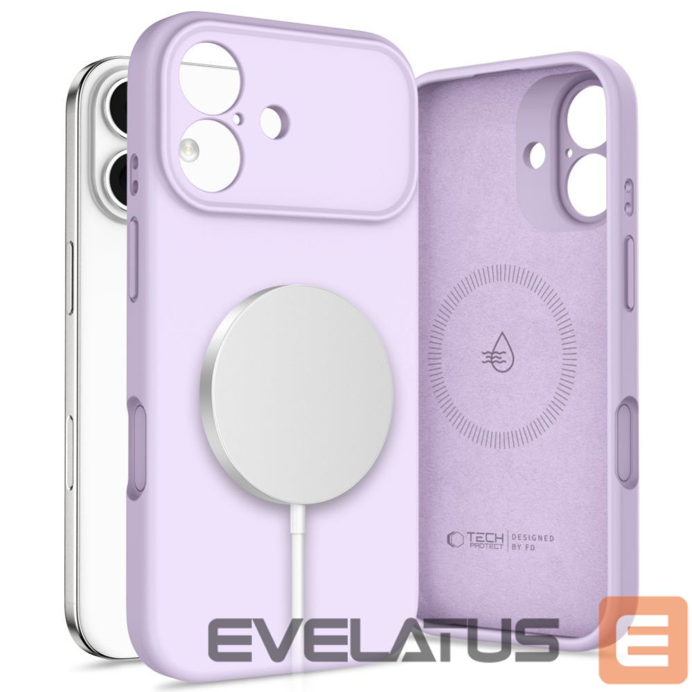 Other goods Tech-Protect Tech-Protect Silicone MagSafe Case for iPhone 17 - Purple