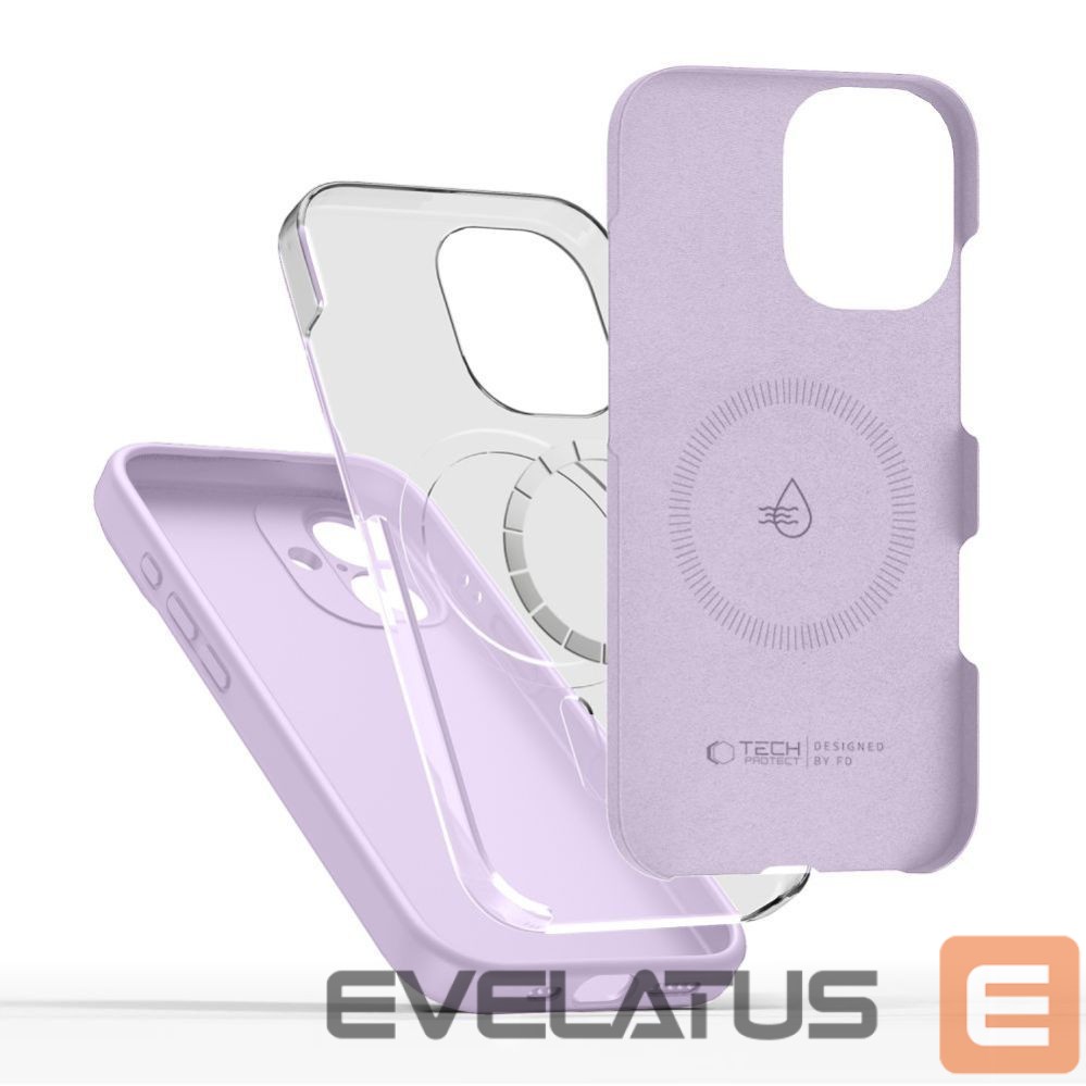 Other goods Tech-Protect Tech-Protect Silicone MagSafe Case for iPhone 17 - Purple