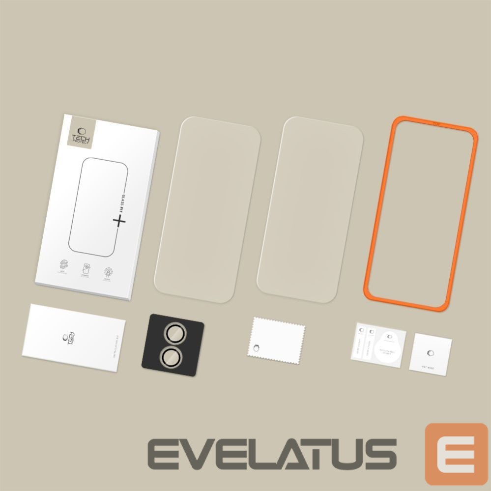Other goods Tech-Protect Tech-Protect Easy Set+ 3-pack tempered glass for iPhone 17 - transparent