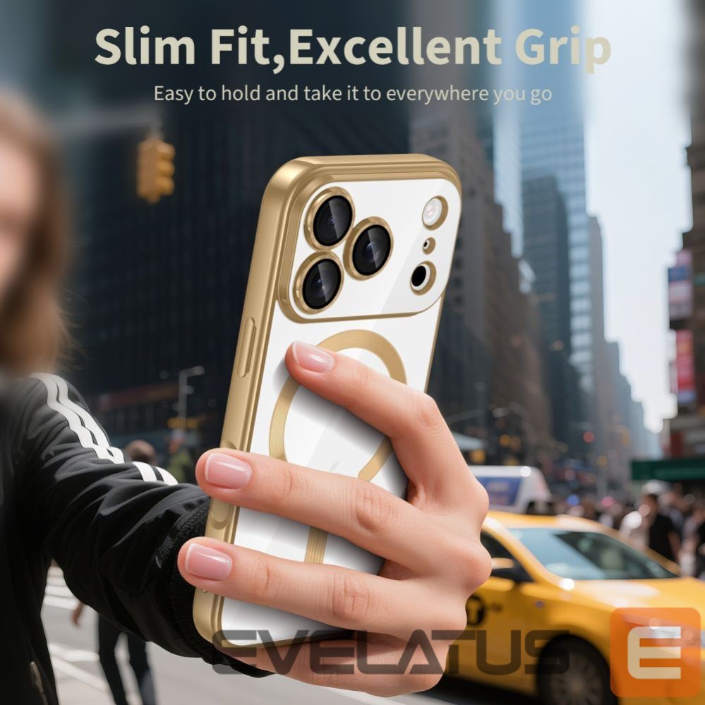 Other goods Tech-Protect Tech-Protect MagFlex MagSafe Case for iPhone 17 Pro - Transparent Gold