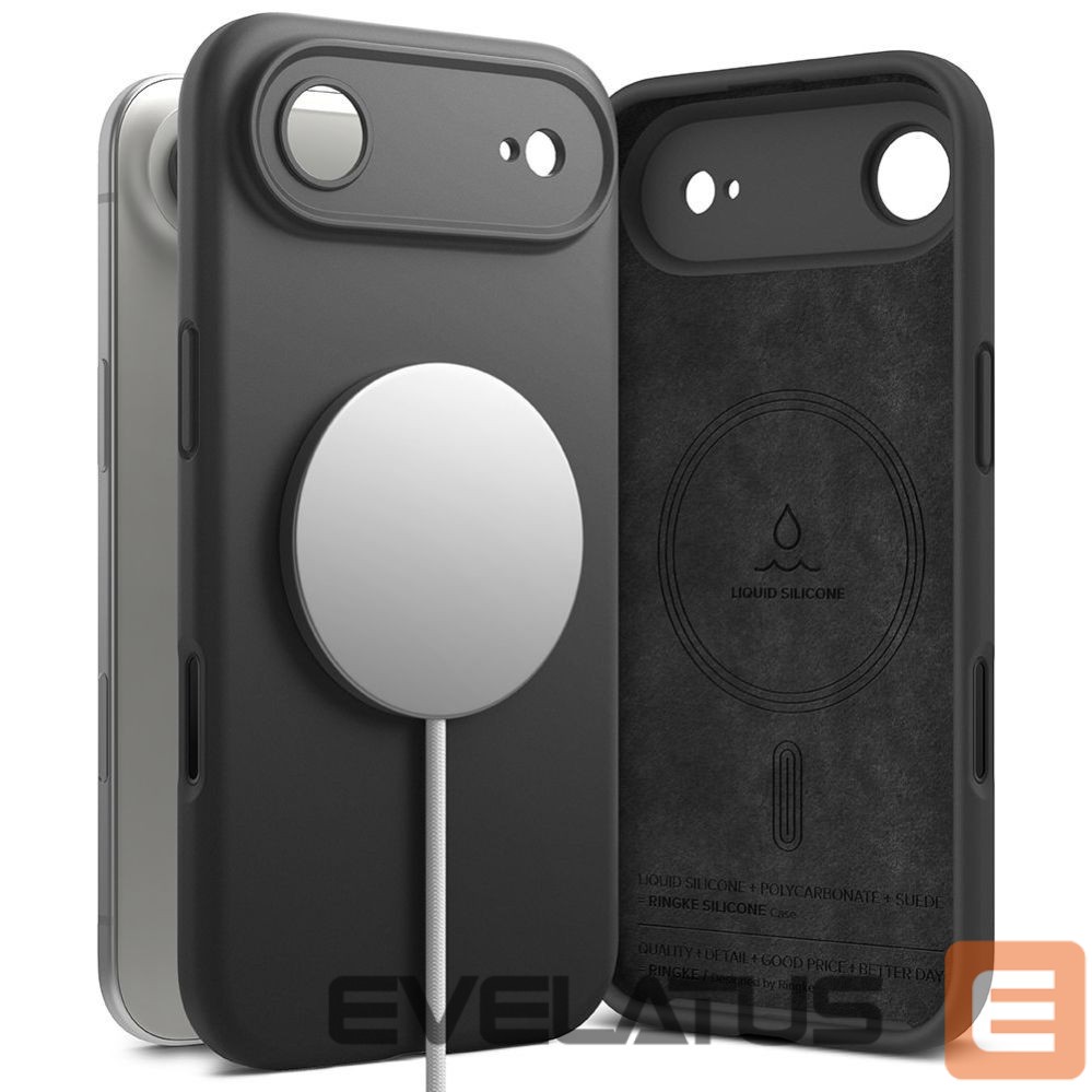 Other goods Ringke Ringke Silicone Magnetic MagSafe Case for iPhone 17 Air - Black