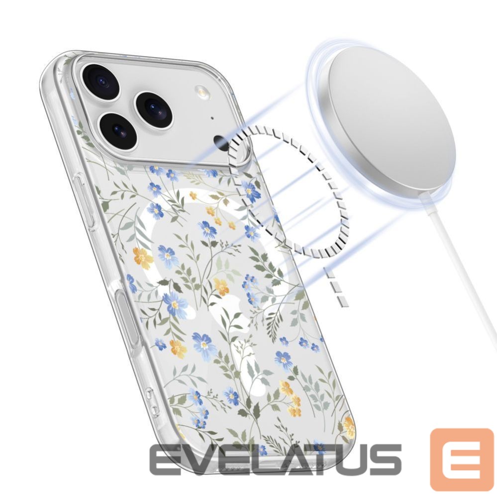 Other goods Tech-Protect Tech-Protect FlexAir MagSafe Case for iPhone 17 Pro Max - Daisies with Leaves