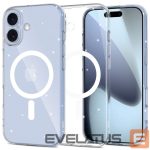 Back panel cover Tech-Protect  Tech-Protect FlexAir MagSafe Case for iPhone 17 - Clear Glitter 