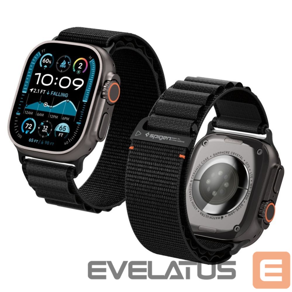 Other goods Spigen Strap Spigen WBF1 Strap for Apple Watch 44 / 45 / 46 / 49 mm - Black