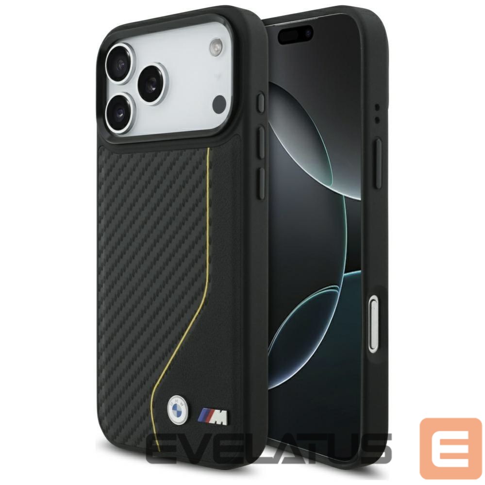 Other goods BMW BMW M Carbon Line & Logo MagSafe Case for iPhone 17 Pro Max - Yellow