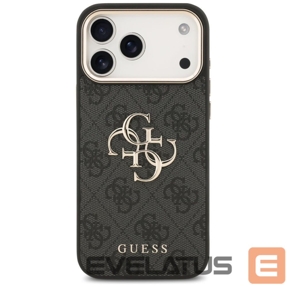 Other goods Guess Guess 4G Big 4G Classic Logo Case for iPhone 17 Pro Max - Black and Gold