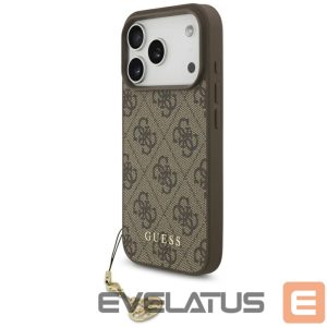 Other goods Guess  Guess 4G Charms Collection MagSafe case for iPhone 17 Pro - brown 