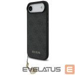 Back panel cover Guess  Guess 4G Charms Collection MagSafe case for iPhone Air - black 