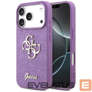 Other goods Guess  Guess Fixed Glitter Big 4G case for iPhone 17 Pro - purple 
