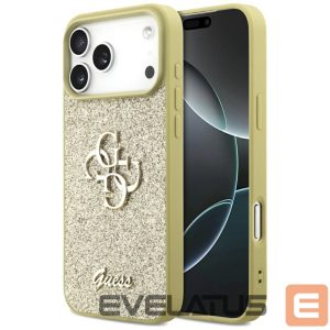 Other goods Guess  Guess Fixed Glitter Big 4G case for iPhone 17 Pro Max - gold 