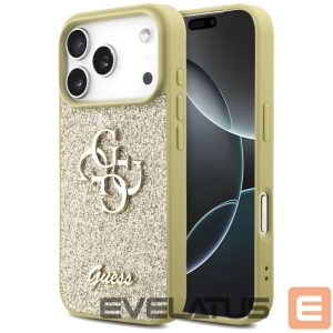 Other goods Guess  Guess Fixed Glitter Big 4G case for iPhone 17 Pro - gold 