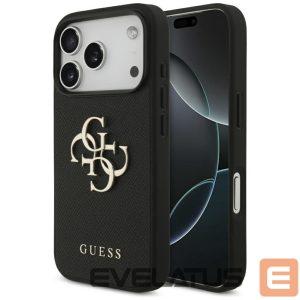 Other goods Guess  Guess Grained Big 4G & Classic Logo case for iPhone 17 Pro - black 