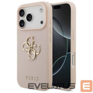 Other goods Guess  Guess Grained Big 4G & Classic Logo iPhone 17 Pro Case - Pink 