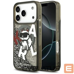 Other goods Karl Lagerfeld  Karl Lagerfeld Liquid Glitter Choupette Logo MagSafe Case for iPhone 17 Pro - Black 
