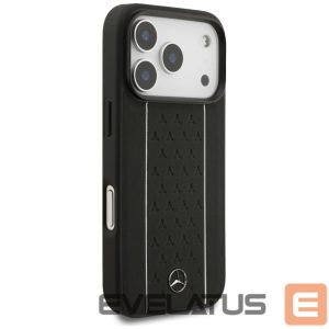 Other goods Mercedes-Benz  Mercedes Leather Star Pattern Stripes MagSafe Case for iPhone 17 Pro - Black 