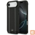 Other goods Mercedes-Benz  Mercedes Leather Star Pattern Stripes MagSafe case for iPhone Air - black 