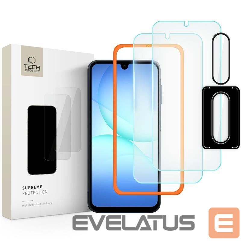 Other goods Tech-Protect Tech-Protect Supreme Easy 3-pack Tempered Glass for Samsung Galaxy A17 4G / 5G