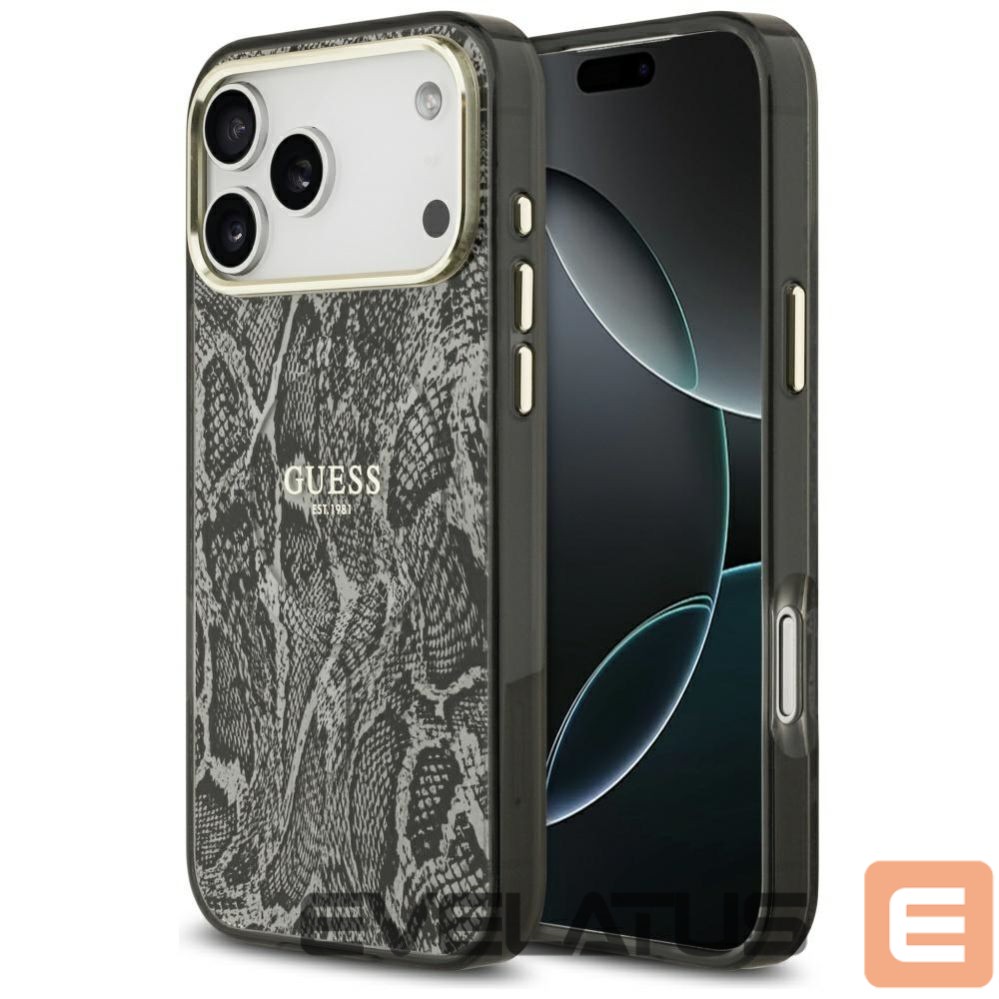 Other goods Guess Guess Python Pattern MagSafe Case for iPhone 17 Pro Max - Black