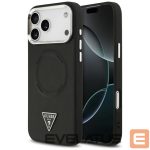Back panel cover Guess  Guess Triangle Logo MagSafe case for iPhone 17 Pro - black 
