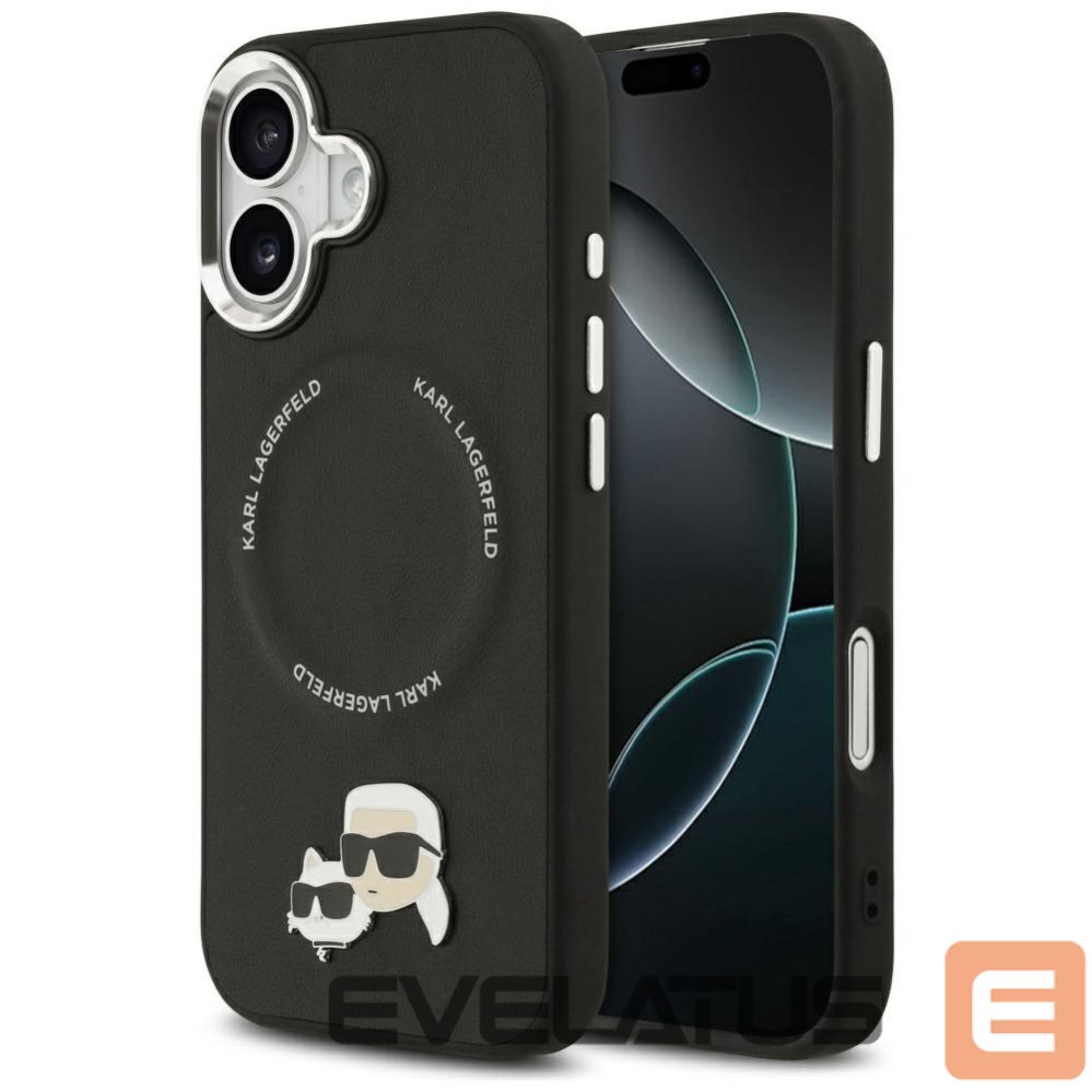 Other goods Karl Lagerfeld Karl Lagerfeld Karl & Choupette Pins MagSafe Case for iPhone 17 - Black