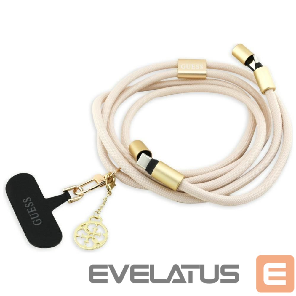 Other goods Guess Guess CBDY 4G Charm USB-C / USB-C Cable 150cm - Beige