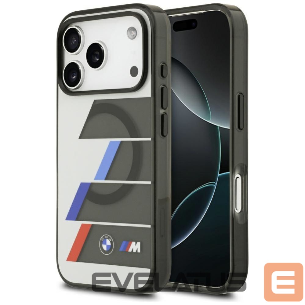 Other goods BMW BMW M IML Metal Buttons Tricolor Lines MagSafe Case for iPhone 17 Pro - Gray