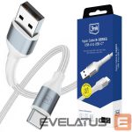 Other goods 3MK  3mk Hyper Cable N-SERIES USB-A / USB-C 1m 9V/2A 18W / white 