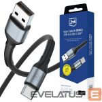 Other goods 3MK  3mk Hyper Cable N-SERIES USB-A / USB-C 2m 9V/2A 18W / black 