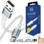 Other goods 3MK  3mk Hyper Cable N-SERIES USB-A / MicroUSB 1m 5V/2.4A 12W / white 