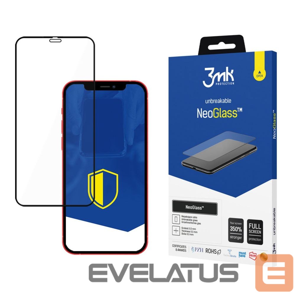 Other goods 3MK 3mk NeoGlass Black composite glass for iPhone 12 Mini