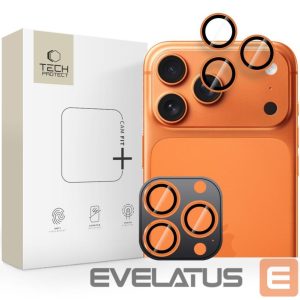 Other goods Tech-Protect  Tech-Protect Camring Fit+ Camera Cover for iPhone 14 Pro / Max / 15 Pro / Max / 16 Pro / Max / 17 Pro / Max - Orange 