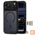 Back panel cover Tech-Protect  Tech-Protect Magpeak Magsafe CC Case for iPhone 17 Pro Max - Matte Black 