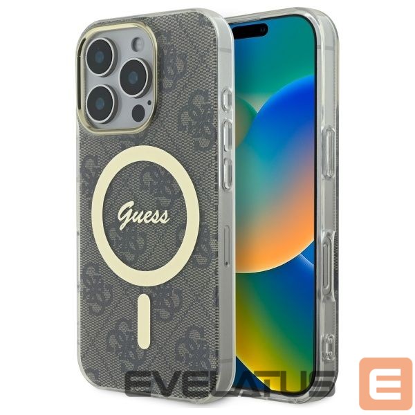 Other goods Guess Guess IML 4G MagSafe Case for iPhone 16 Pro Max - Brown