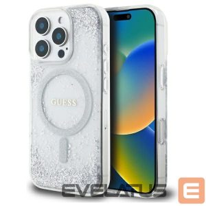 Other goods Guess  Guess Resin Gradient Glitter MagSafe case for iPhone 16 Pro - silver 
