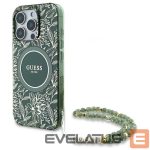 Other goods Guess  Guess IML Flowers Allover Electro With Pearl Strap MagSafe case for iPhone 16 Pro Max - green 
