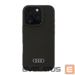 Other goods Audi  Audi Silicone Case iPhone 16 Pro 6.3" black/black hardcase AU-LSRIP16P-Q3/D1-BK 