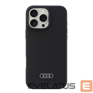 Other goods Audi  Audi Silicone Case iPhone 16 Pro Max 6.9" black/black hardcase AU-LSRIP16PM-Q3/D1-BK 