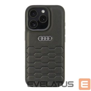 Other goods Audi  Audi Synthetic Leather iPhone 16 Pro 6.3" black/black hardcase AU-TPUPCIP16P-GT/D2-BK 