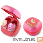Other goods Guess  Guess Bluetooth headphones GUTWSJ144ESF TWS + docking station fuchsia/fuschia Iridescent 4G Printed Logo 