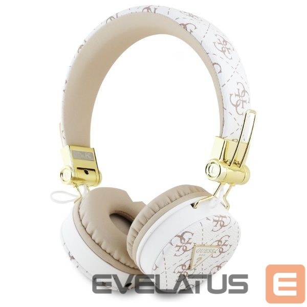 Other goods Guess Guess Bluetooth ENC GUBH70E4PTMH on-ear headphones white 4G Triangle Round Shape