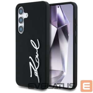 Other goods Karl Lagerfeld  Case Karl Lagerfeld Silicone Metal Signature Logo Samsung Galaxy S25 black 