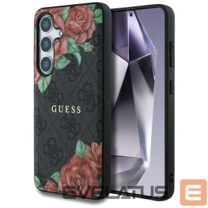 Other goods Guess  Guess Leather 4G Flowers Print Metal Classic Logo MagSafe Case for Samsung Galaxy S25 - Black 
